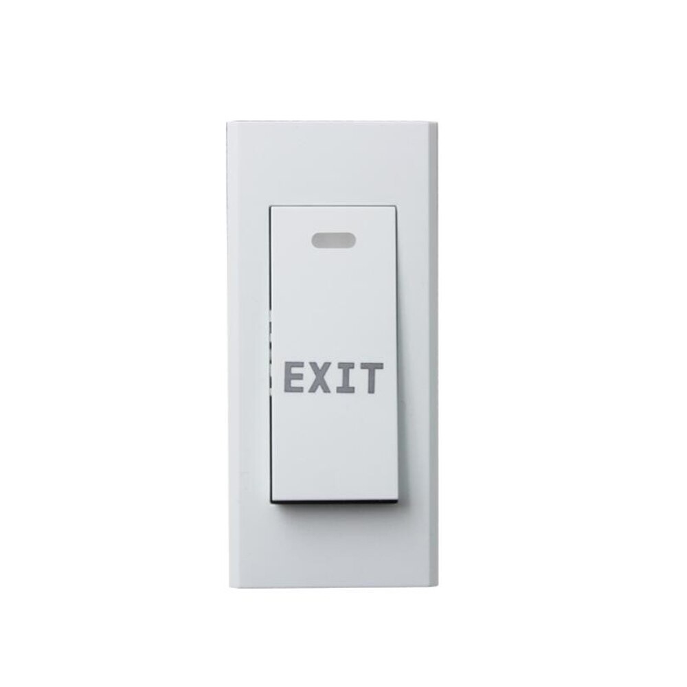 Narrow Exit Button NO/NC/COM Wall Mount Exit Button Push Door Release Exit Button Switch For Access Control System: Default Title