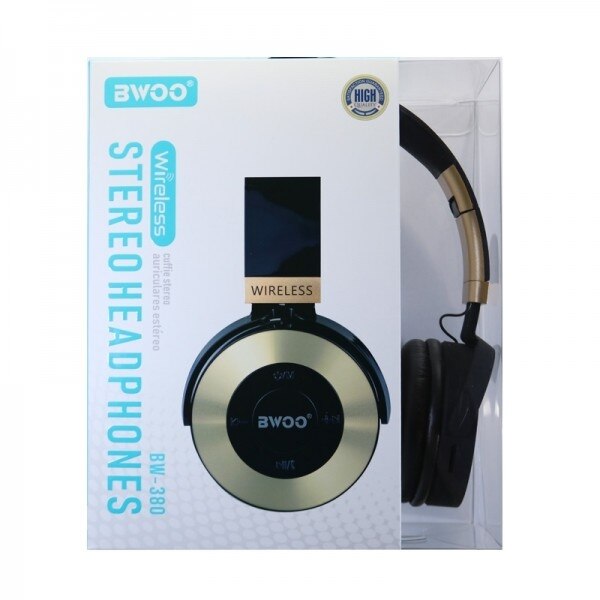 Bwoo BW-380 Bluetooth Headset Golden