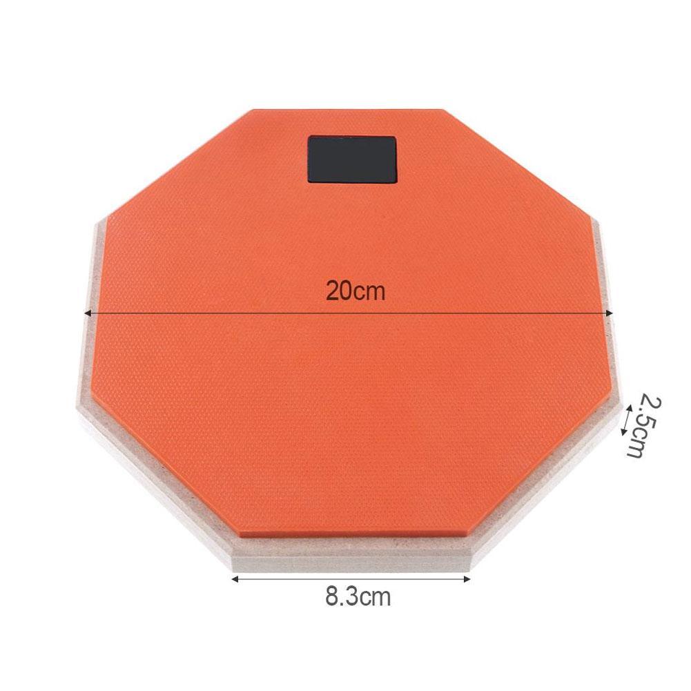 impostato di pratica per batteria muta impostato di batteria per allenamento in gomma per batteria muta in legno con supporto per esercizio di batteria jazz