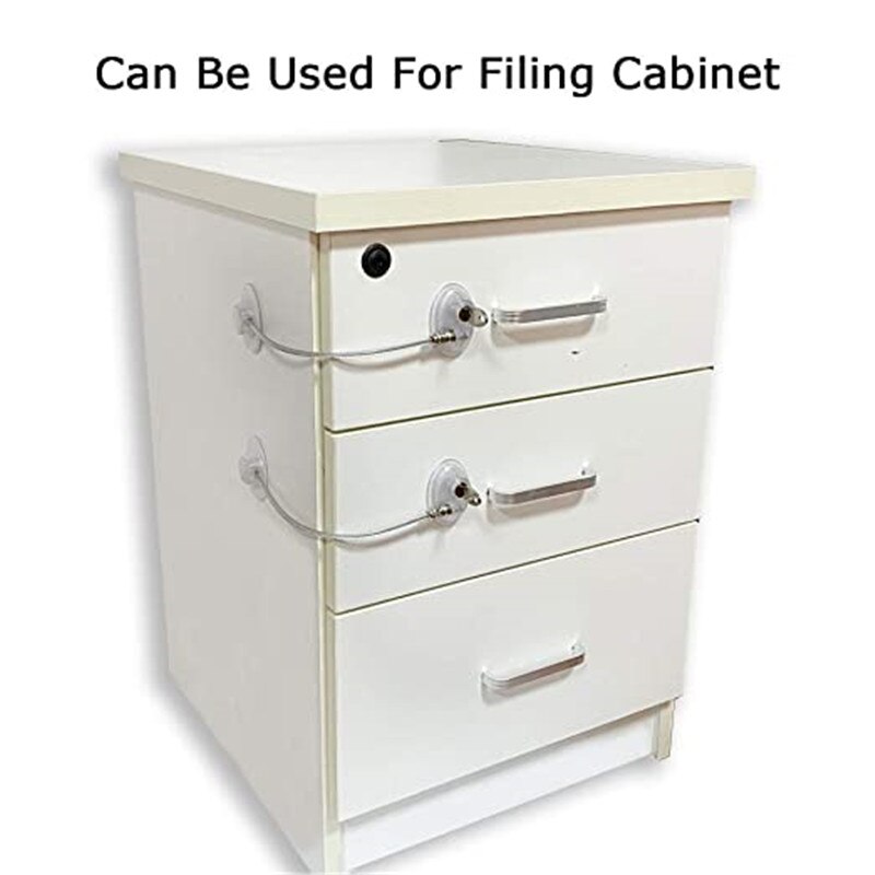 1 pc przezroczysta blokada lodówki z 2 kluczami bezpieczeństwo dziecka lodówka z zamrażarką zamykana szafka na zamek dla dziecka zamek robić szuflady