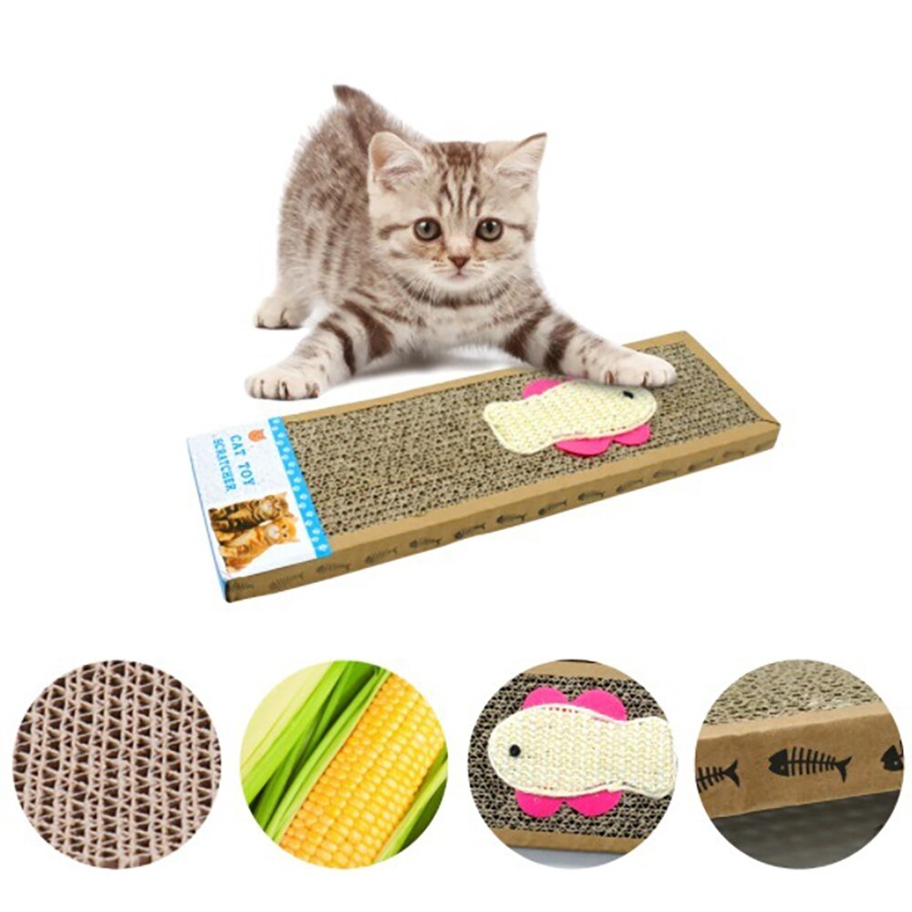 Post Mat Cat Scratcher Board Scratching Post Mat Toy Soft B... – Grandado