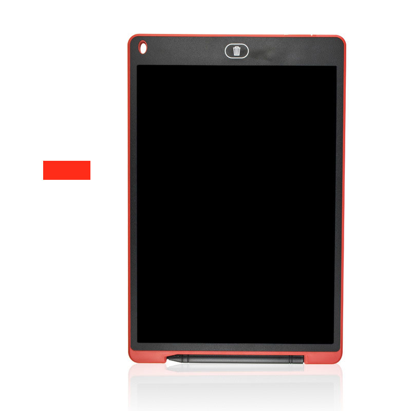 Ilmoitustaulu, miniliitutaulu, 8.5/12 tuuman lcd-digitaalinen tabletti, magneettinen liitutaulu lapsille, graffiti-läppätaulu, kirjoitustaulut: 12 tuumaa punainen
