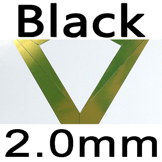 XIOM VEGA TOUR Non-tacky Rubber Lastest Tensor Sponge Table Tennis Rubber Ping Pong Sponge Tenis De Mesa: black 2.0mm