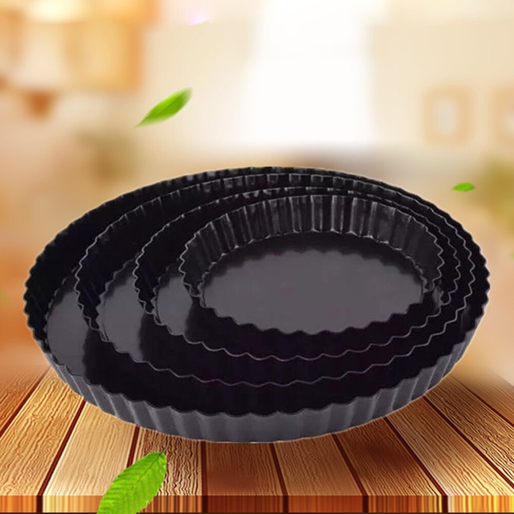 6/8inch Pie Pan Round Non Stick Baking Removable Bottom Kitchen Tool Alluminum Alloy Tart For Pizza Cake Bakeware