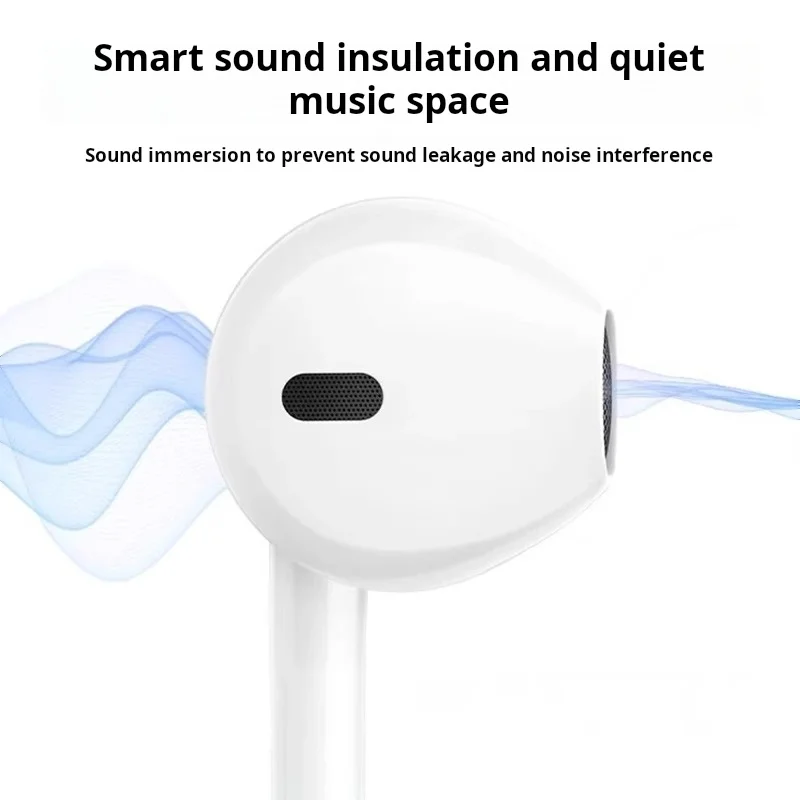 Originele Hoofdtelefoon Voor Apple iPhone 16 15 Pro Max 14 13 12 11 USB-C Lightning 3.5mm Bedrade Koptelefoon X XR 7 8 Telefoon Accessoires