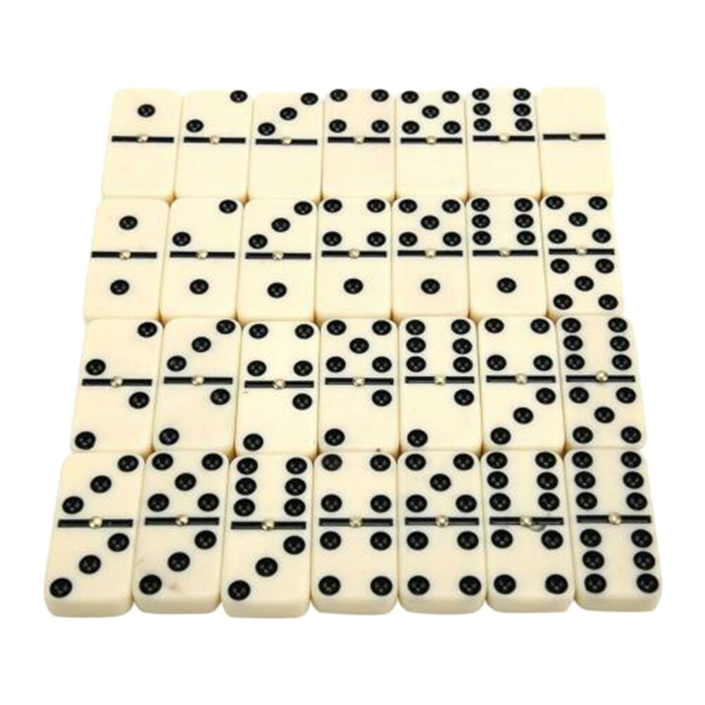 28Pcs Entertainment Dubbele Zes Blokken Schaakspel Met Doos Domino Set Reizen Draagbare Traditionele Klassieke Speelgoed Dot Grappig
