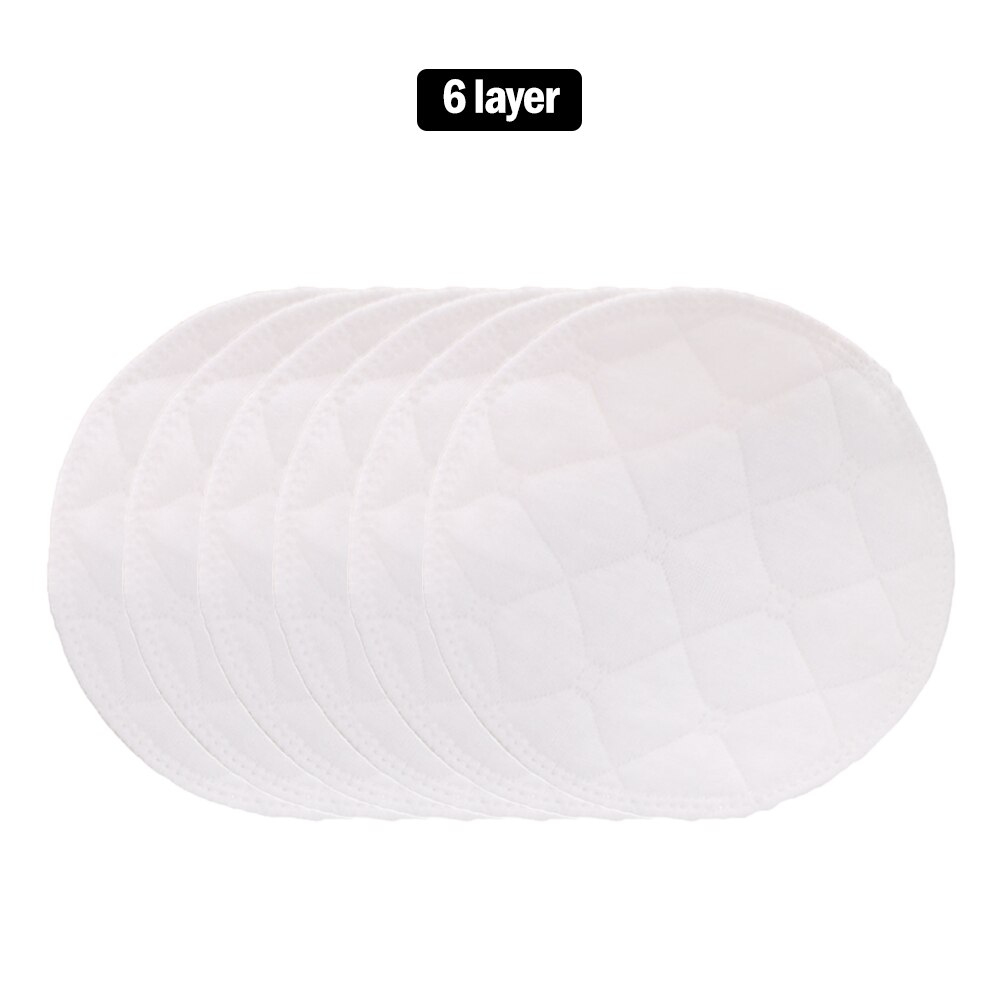 10 stuks herbruikbare wattenschijfjes, wasbaar make-up remover pad, zachte gezichtsreiniger, gezichtsreiniging, beautytool voor vrouwen, borstkompressen: 6