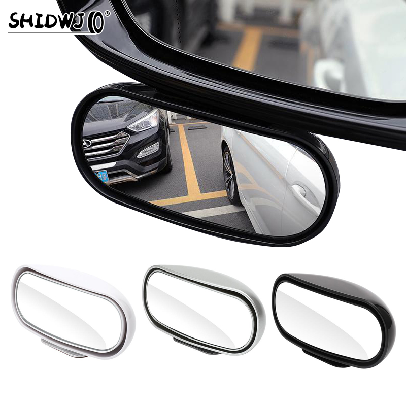 Rétroviseur Latéral Réglable à 360 ° pour Voiture, Grand Angle, Angle Mort, Embout pour Stationnement, Accessoires Auxiliaires