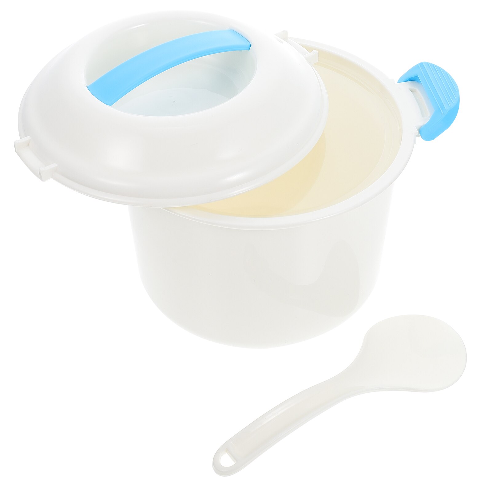 1pc Microwave Rice Cooker Multi-purpose Rice Cooker Plastic Rice Container