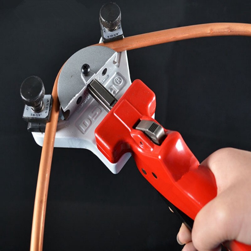 1pc Hand Operated Pipe Bender Air conditioning Aluminum Tube Manual Bending tool for 5/6/8/10/12mm )(1/4" 5/16" 3/8" 1/2") tube