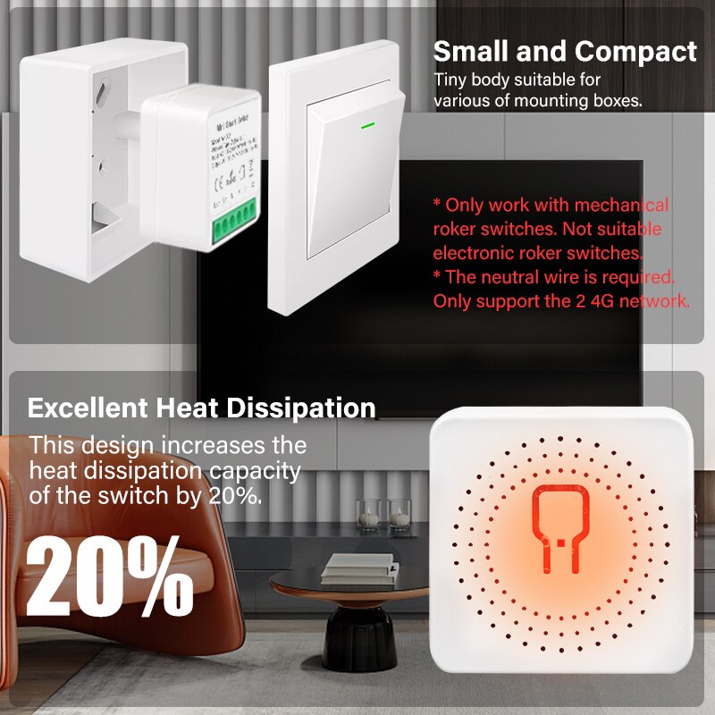 Zigbee Smart DIY Switch Module Tuya 16A Voice Control Via Alexa Google Home Yandex Smart Life App Timer 2-Way Switches