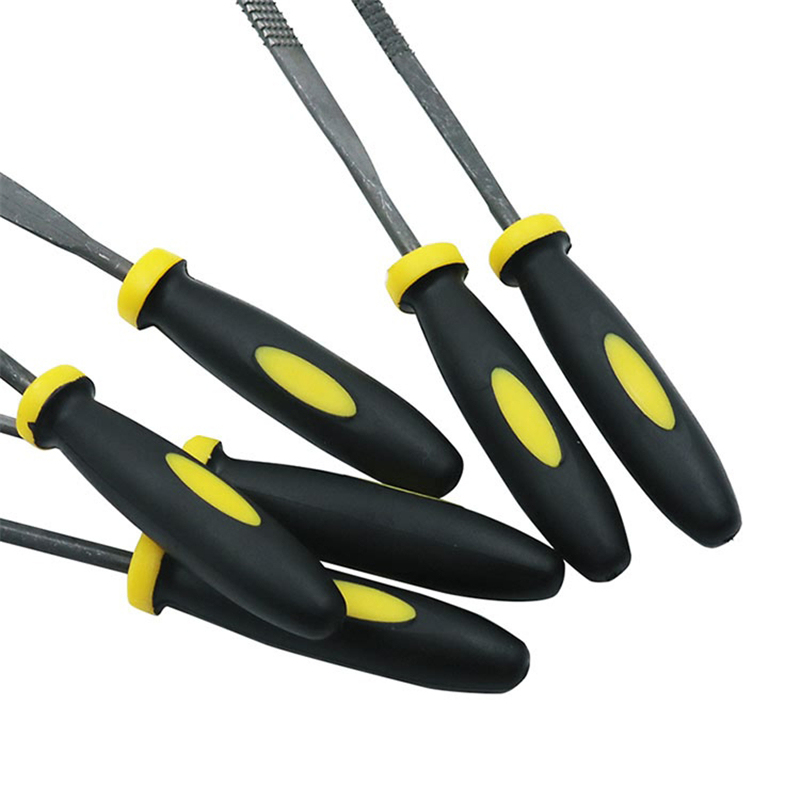 6Pcs Wood Rasp Assorted Files Set Carpentry Filing Tool Woodworking Metal Grinding Tool Rasp 5X180mm 4X160mm 3x140mm