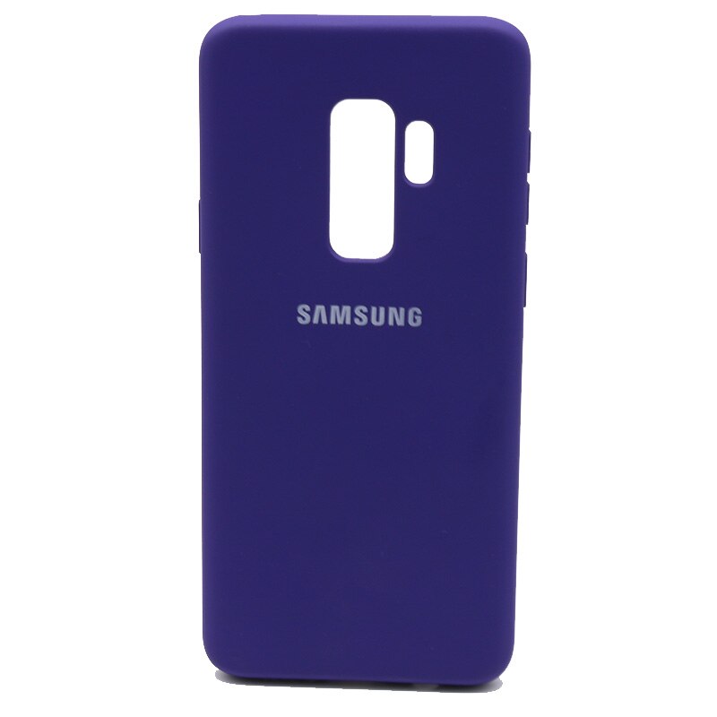 Samsung Galaxy S9/S9 Plus S9 + Seidige Silikon Abdeckung Soft-Touch-Oberfläche Zurück Schutzhülle Für Samsung s9/S9plus: For S9 / Purple