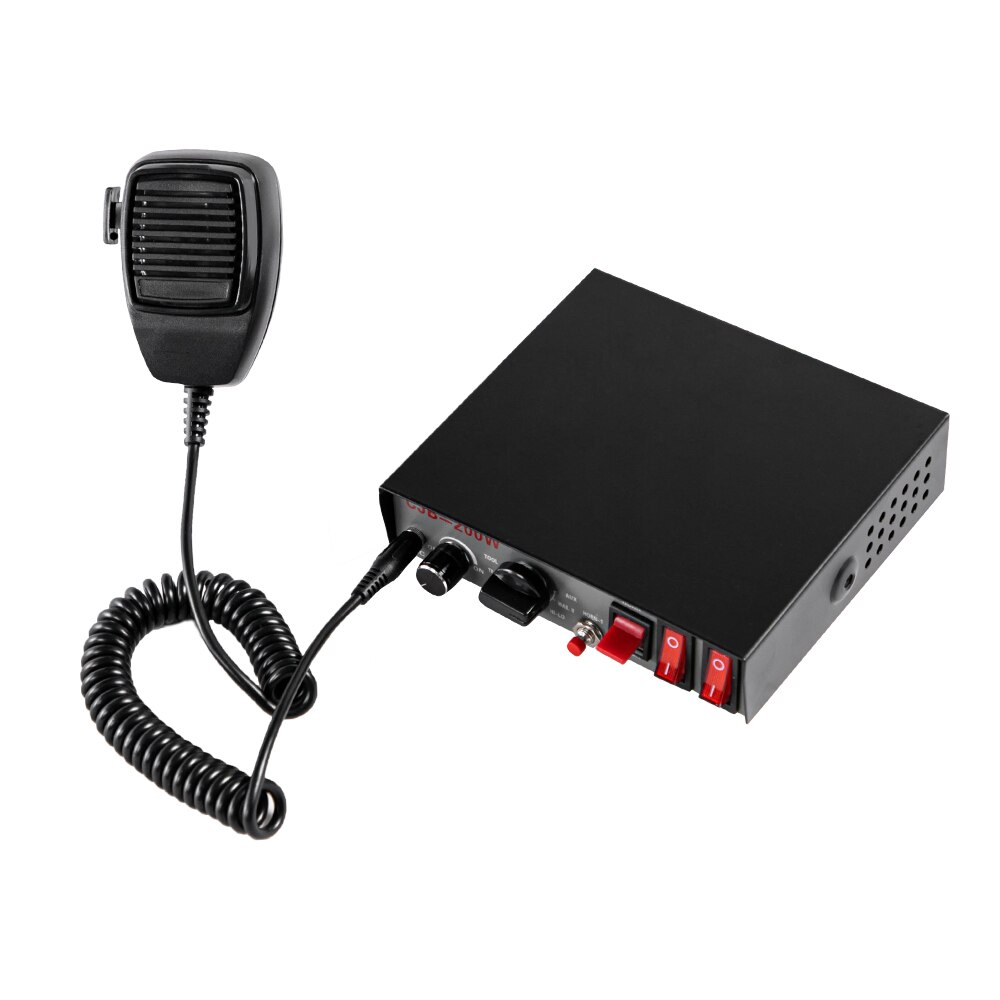 YHAAVALE 200W Car Police Siren,CJB9 tone Wired Amplifier with Handheld Mic,Electronic Emergency Warning PA System for Vehicle
