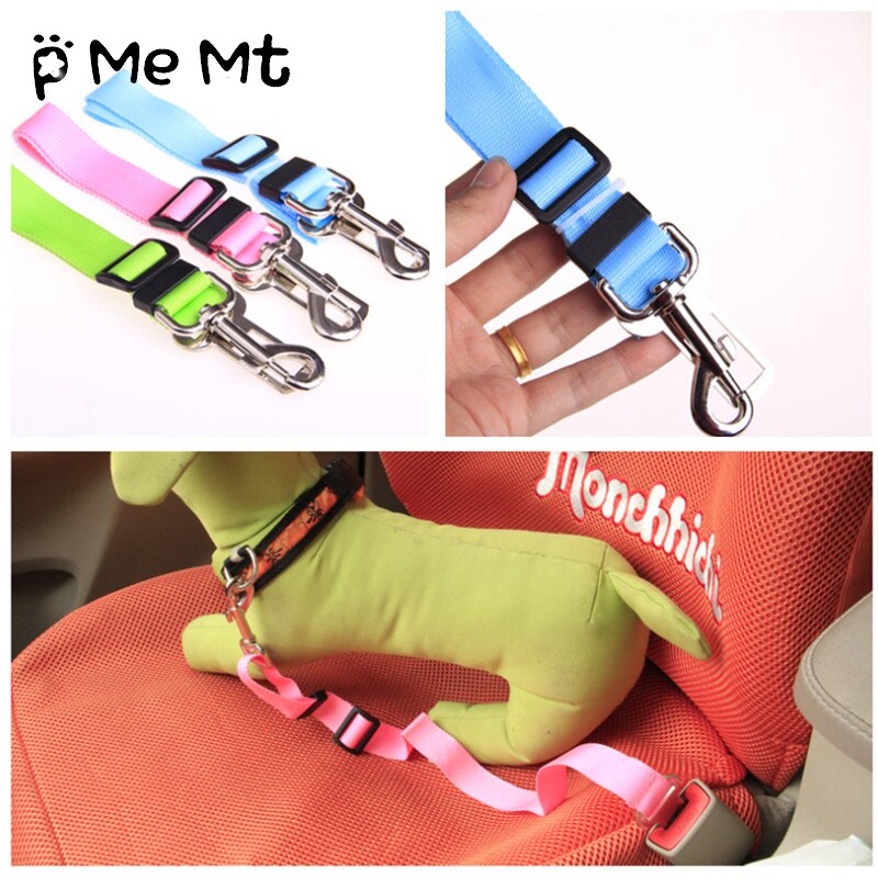 Voertuig Auto Huisdieren Puppy Seat Lead Leash Hond Harnas Voertuig Gordel Dierbenodigdheden Reizen Clip Verstelbare Pet Dog Veiligheid Seat riem