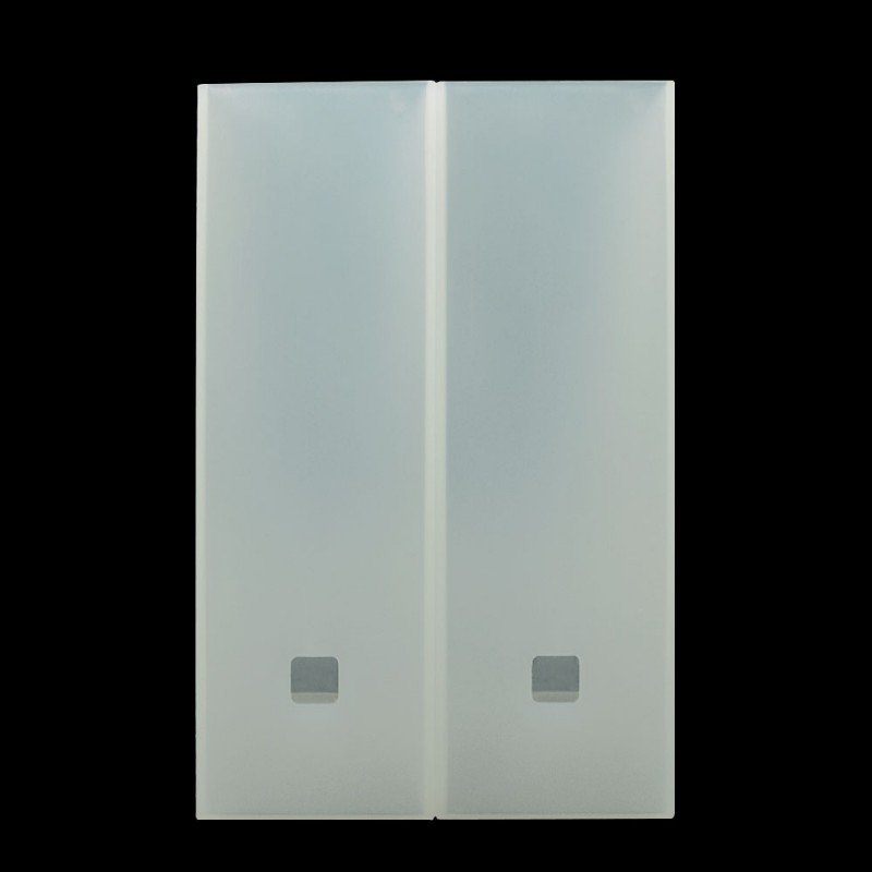 Plastic File Folder Bin Storage Organizer - Vertical with Handle - Holds Notebooks, Binders, Envelopes, Magazines