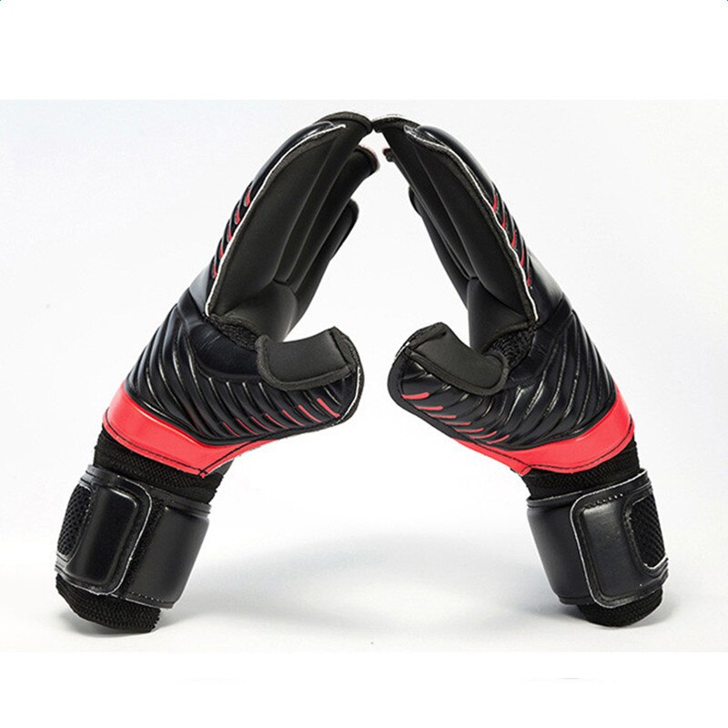 Guantes de portero para hombre, manoplas de fútbol de malla de látex, guantes de portero profesionales de fútbol para adultos y niños