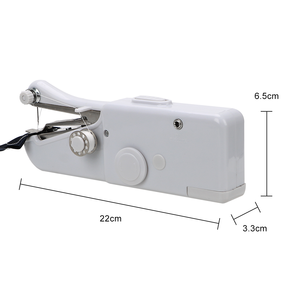 Quick Stitch Sew Needlework Electronic Sewing Machine Cordless Clothes Fabrics Portable Household Mini Hand Sewing Machine