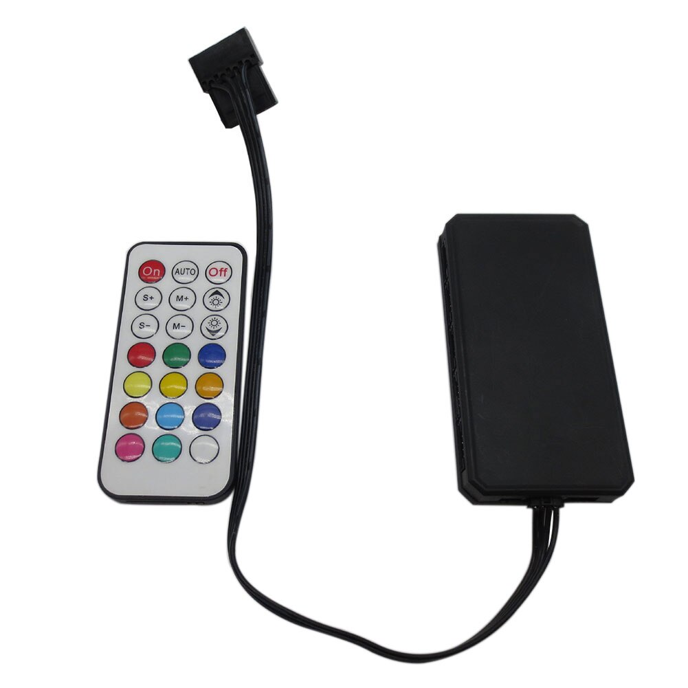 Fan Controller Set RGB Cooling Home Power Supply Practical Portable With Remote Control Office PC Computer Case Accessories Led