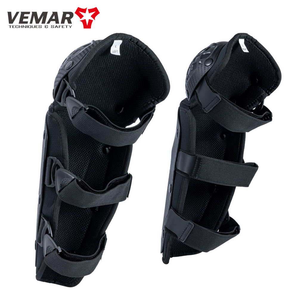 VEMAR Equipaggiamento protettivo per la guida del motociclo Ginocchiere Ginocchiere leggere e traspiranti Ginocchiere per moto fuoristrada 4 pezzi/set