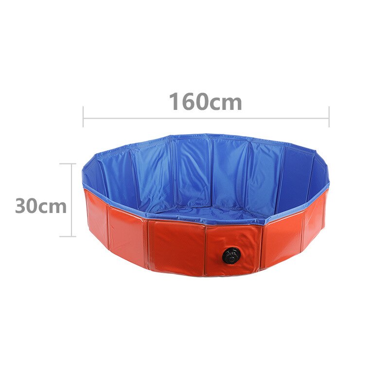 Hund pool vikbar hund simbassäng husdjur bad badkar badkar husdjur pool hopfällbar badpool för hundar katter barn
