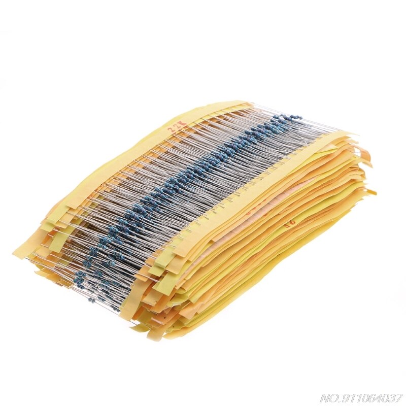 2425 stuks 97- waarde metaalfilmweerstanden 1% 1/8w diverse sets 1 ohm~ 1m ohm  n11 20