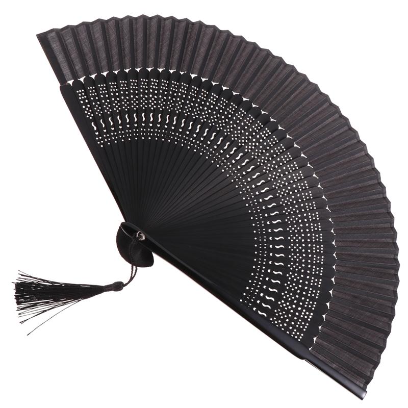 Vintage håndholdt folding vifte dans ytelse fan dekorativ kinesisk stil håndverk hul hånd fans fest favoriserer sommeren