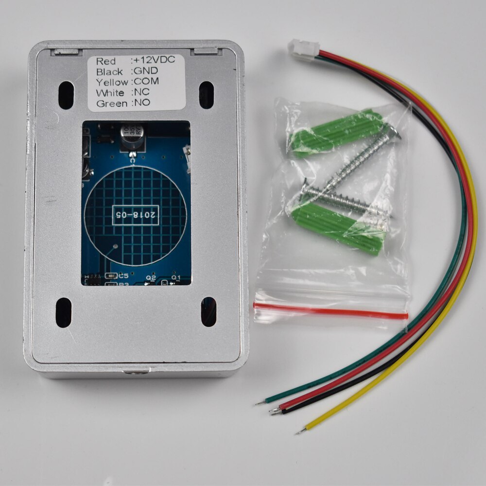 Touch Sensor Doors Button LED Light For Access Control Terminal Contact Door Square Touch Sensor Exit Release Button