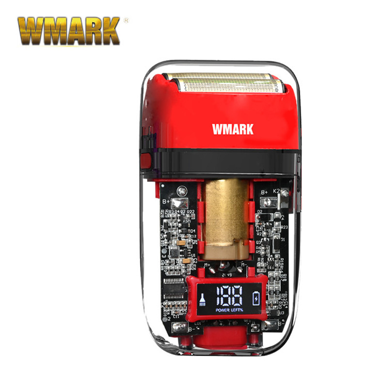 WMARK NG-988 Barber Shaper Electric Men's Shaver Beard USB Electric Razor For Oil Head Shaving Machine Push Clipper: Default Title