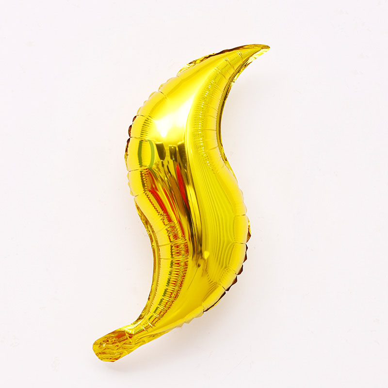 Globos de aluminio en forma de S con forma de flor y llama ondulada, 6 uds., 18/24 pulgadas, bricolaje, cola de sirena, decoración de boda, de cumpleaños, espectáculos: Oro / 18 pulgadas