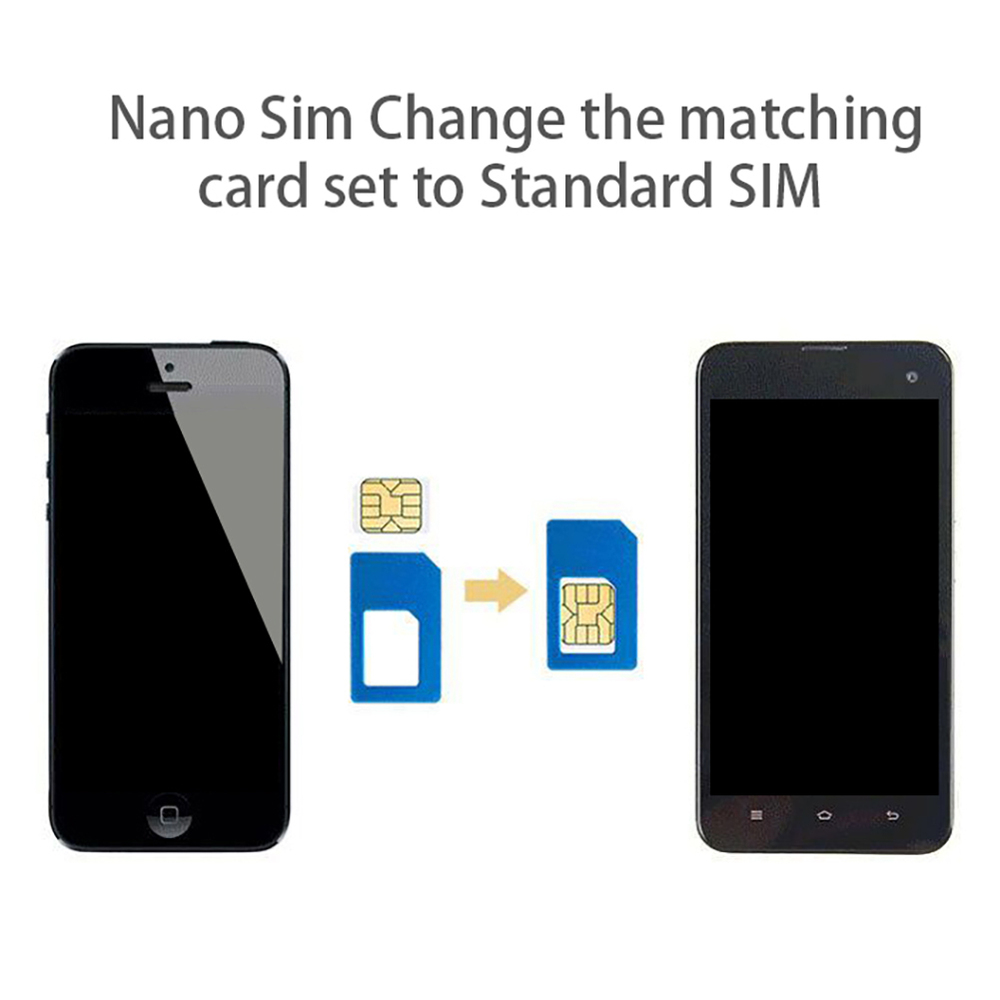 5 in 1 Nano SIM Card to Micro Standard Converters Adapter Adaptor Set for iPhone Accessories