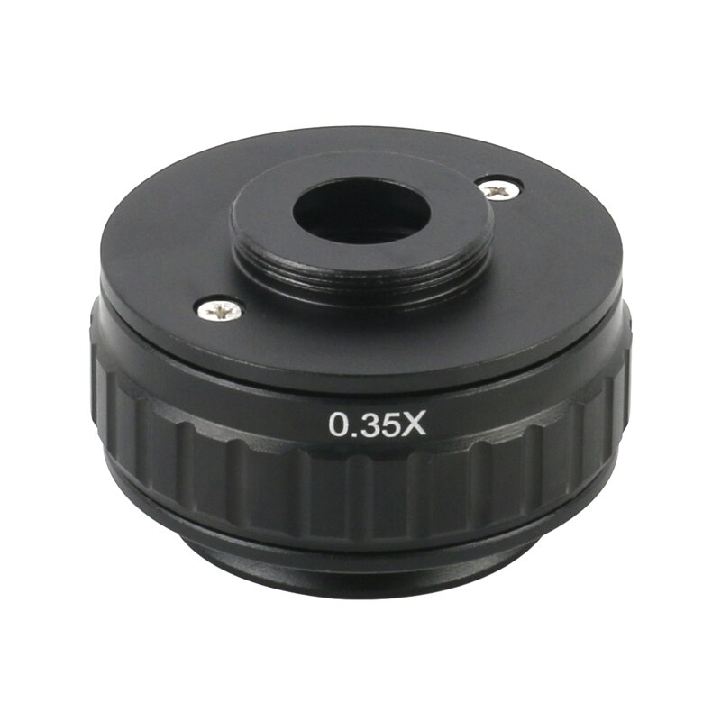 0.35X 0.5X CTV Adapter Lens Focus Adjustable 38mm Microscope Connector To C-Mount Video Camera