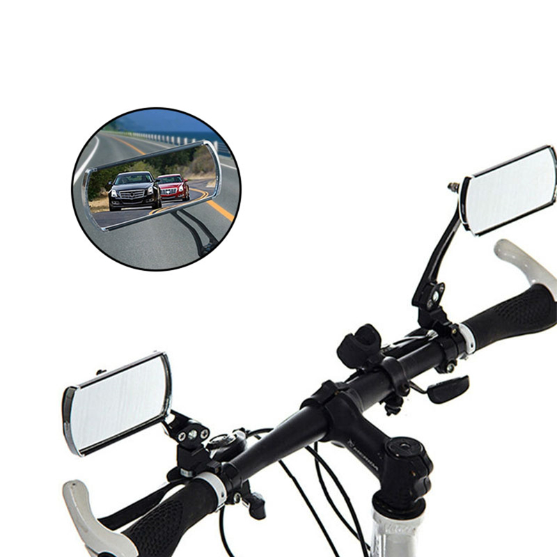 Aluminum Bicycle Rearview Mirror Adjustable Bike Mirror For Road Mountain Folding Bike MTB Rear Mirror Cycling Accessories