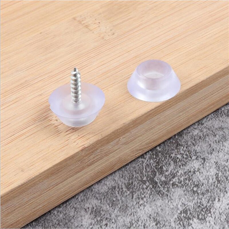 10pcs Rubber Non-slip Furniture Chair Leg Caps Feet Sofa Foot Protector Pads Floor Furniture Legs Protector Pad With Screws