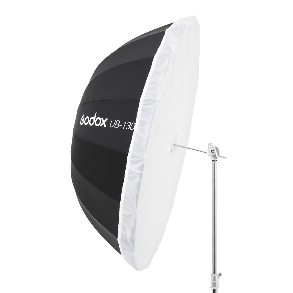 Godox UB-85D 85Cm Wit Parabolische Reflecterende Transparante Zachte Paraplu Studio Licht Paraplu Met Zwart Zilver Diffuser Cover