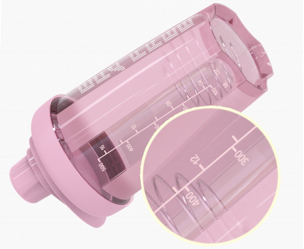 500ml blender bottle, plastic shake cup