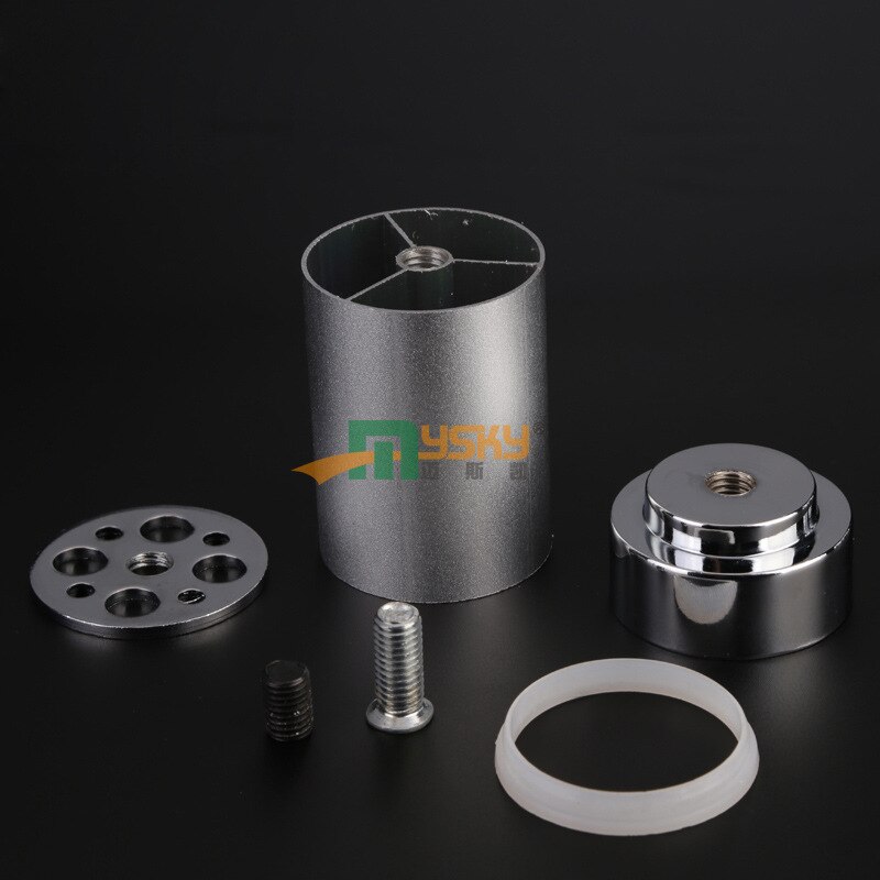 Round cupboard foot aluminum alloy kitchen cabinet furniture foot TV cabinet leg table foot high foot adjustable sofa foot pad s