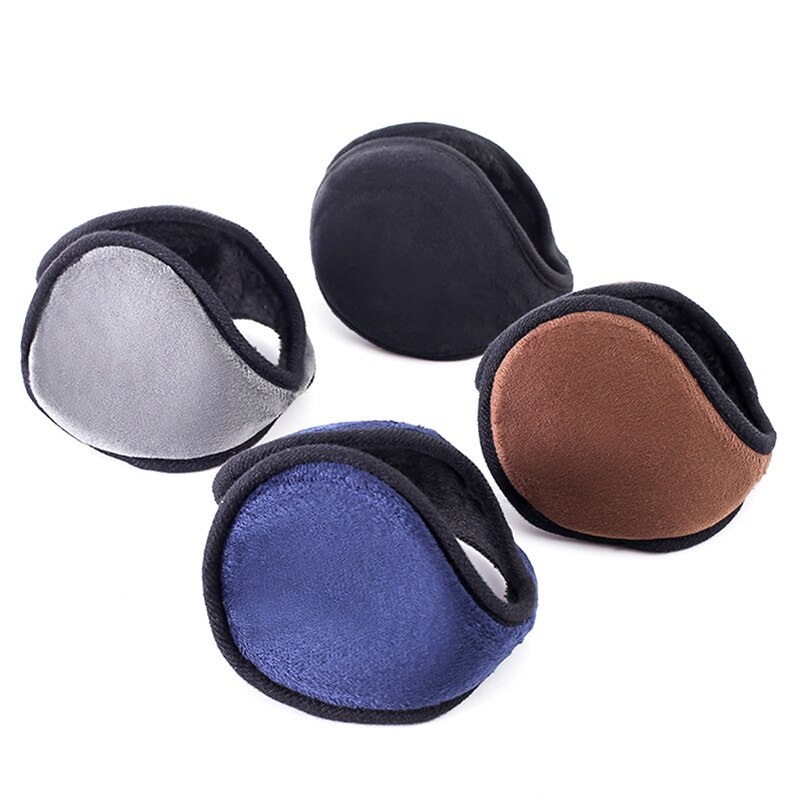 Pluszowe plecy w stylu mody nauszniki męskie nauszniki męskie nauszniki na co dzień utrzymuj ciepło zimowa pokrywa ochronna robić użytku na zewnątrz osłona uszu