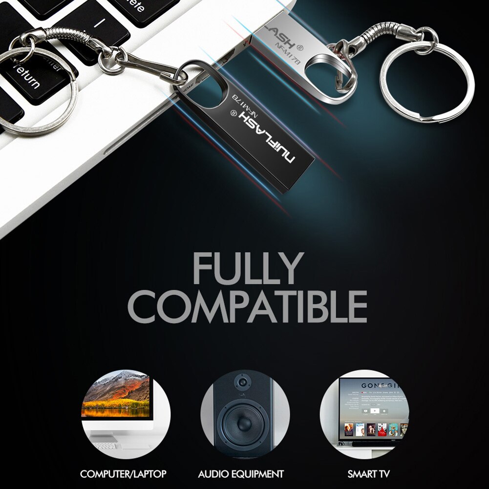 USB Flash Drive 4/8/16/32/64GB High Speed USB Flash Drive U Disk memory Stick Pen met Sleutelhanger