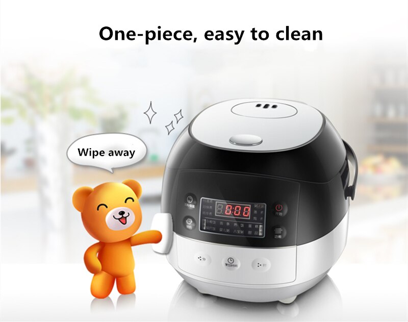 Rice cooker, mini multifunction for 1-2 people, household intelligent small capacity rice cooker