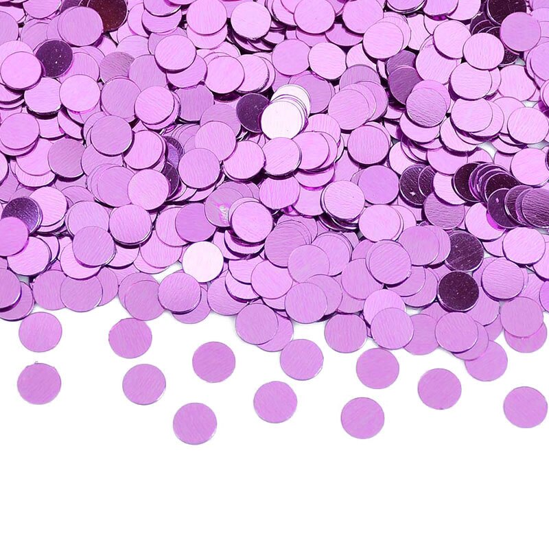 Confettis ronds à paillettes, 15 g/paquet, 6mm, mélange de couleurs, pour fête prénatale, mariage, décoration de Table, accessoires de bricolage