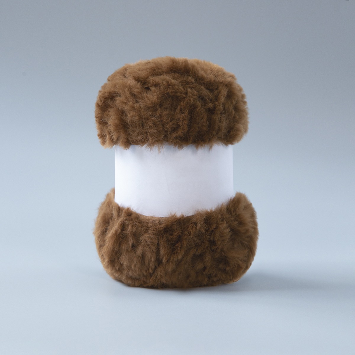 100% polyester100g wool fur yarn rabbit fur thread fur velvet mink-like wool crocheted bag scarf material: Dark Grey