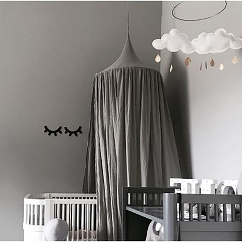 Personalizado ins o mesmo parágrafo tendas de cama redonda acessórios do quarto das crianças ornamentos capa de cama colcha