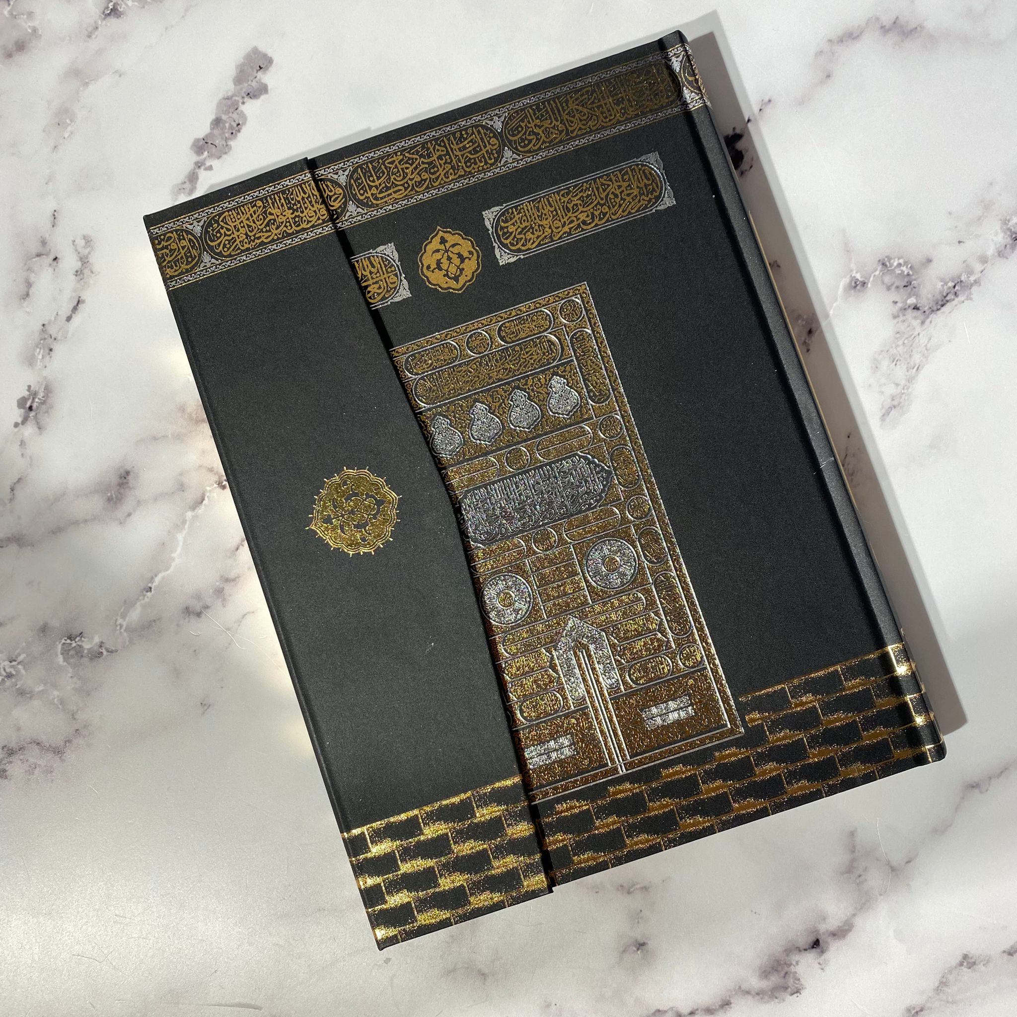 Luxe Heilige Koran Eid Mubarak 4 Size Kaaba Gedessineerde Kuran&#39;ı Kerim Gezegend Islamitische Moslim Qr Code Ramadan Coran In arabisch