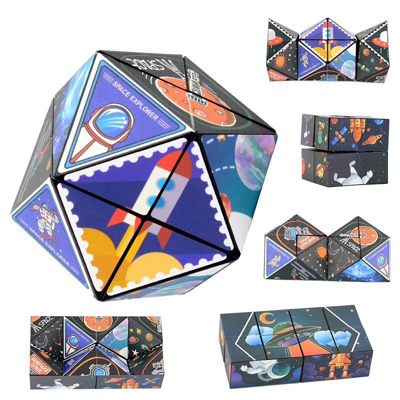 New Infinity Magic Cube Toy forma illimitata spazio prodotto cognitivo Anti Stress Puzzle cubo autismo decompressione giocattolo punta delle dita