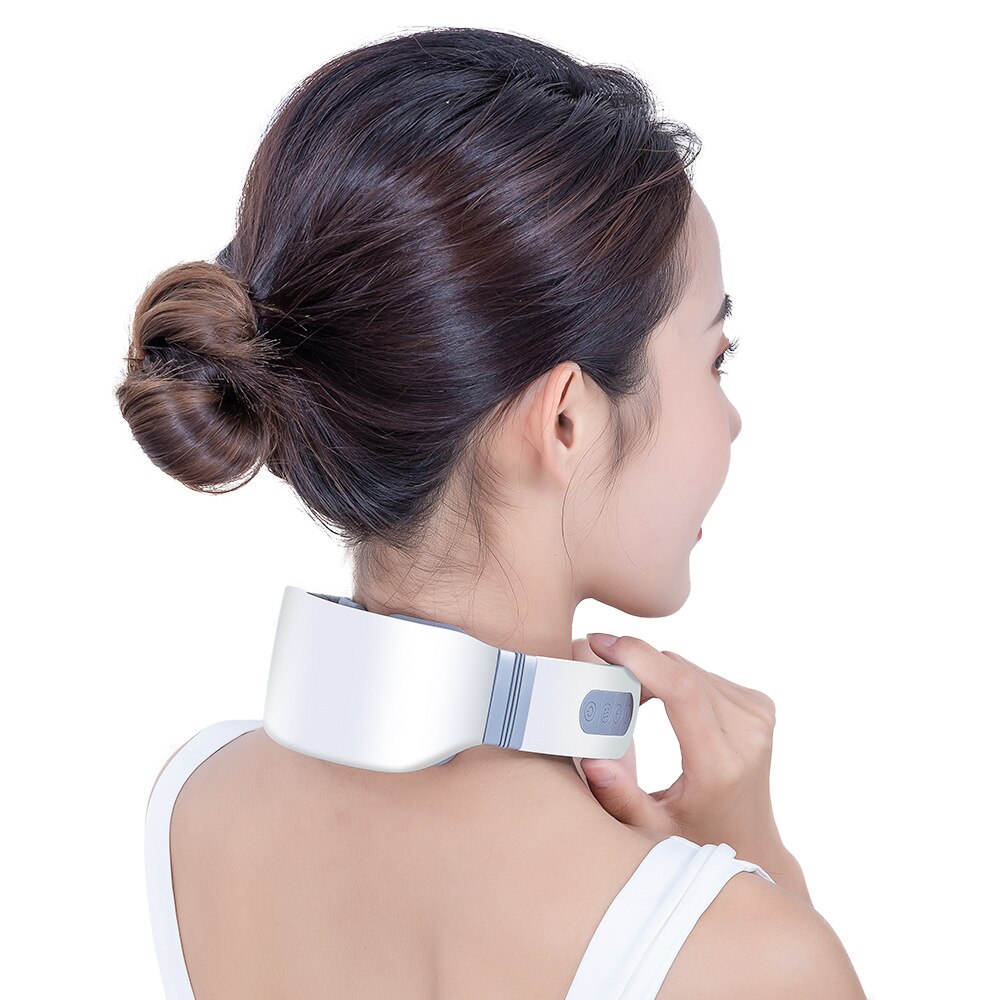 Zervikale Massagegerät fernbedienung nackenschutz vier-kopf intelligente elektrische Impuls schulter und hals Massagegerät