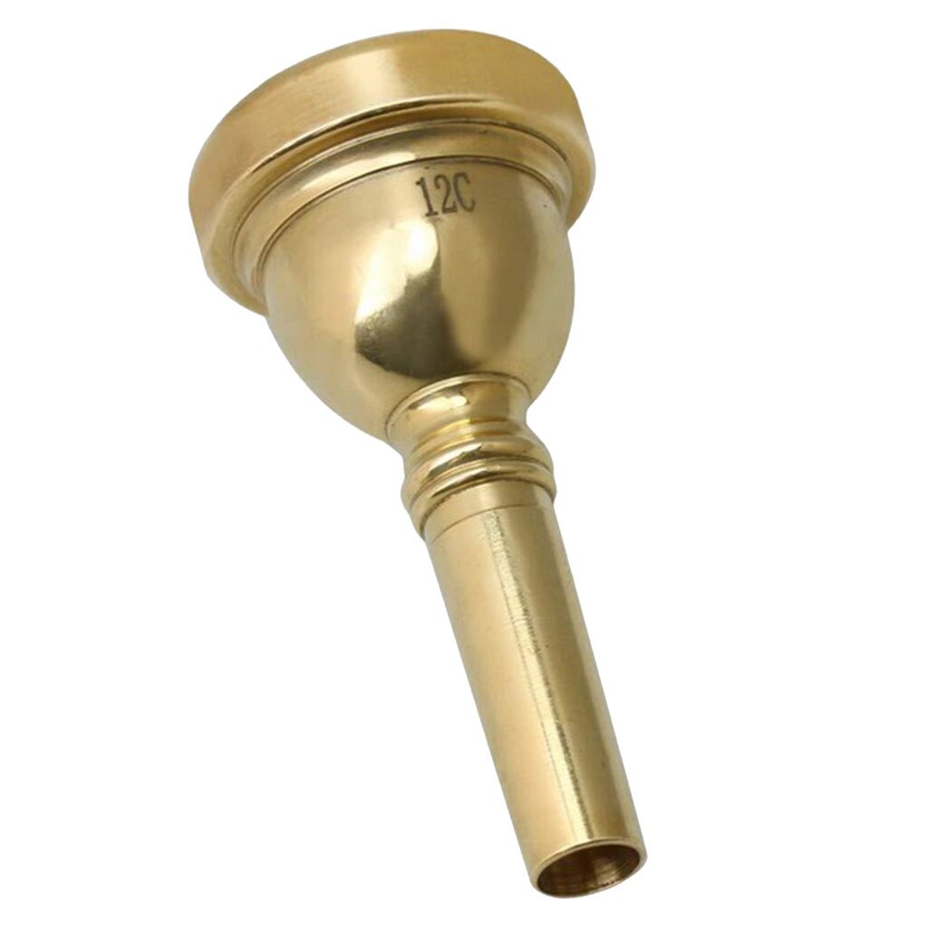 Hoogwaardige Alto Trombone Mondstuk Kleine Schacht Goud Voor Trombone Onderdelen Toebehoren