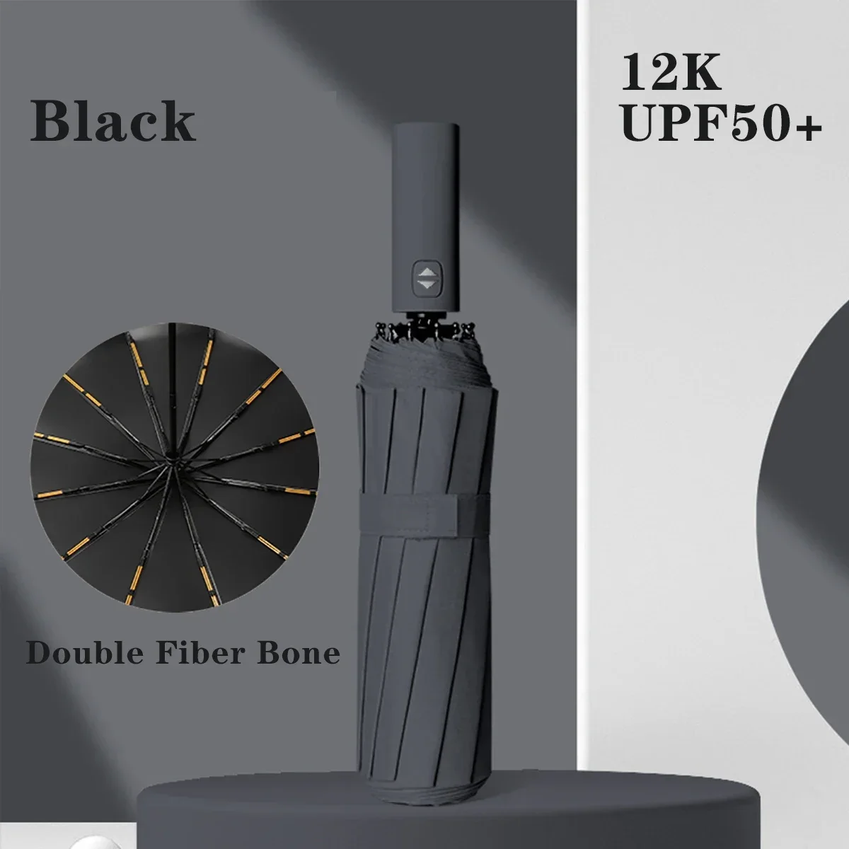 Restez protégé par tous les temps avec ce parapluie entièrement automatique 24 Sophia, plusieurs couleurs disponibles!: Bleu