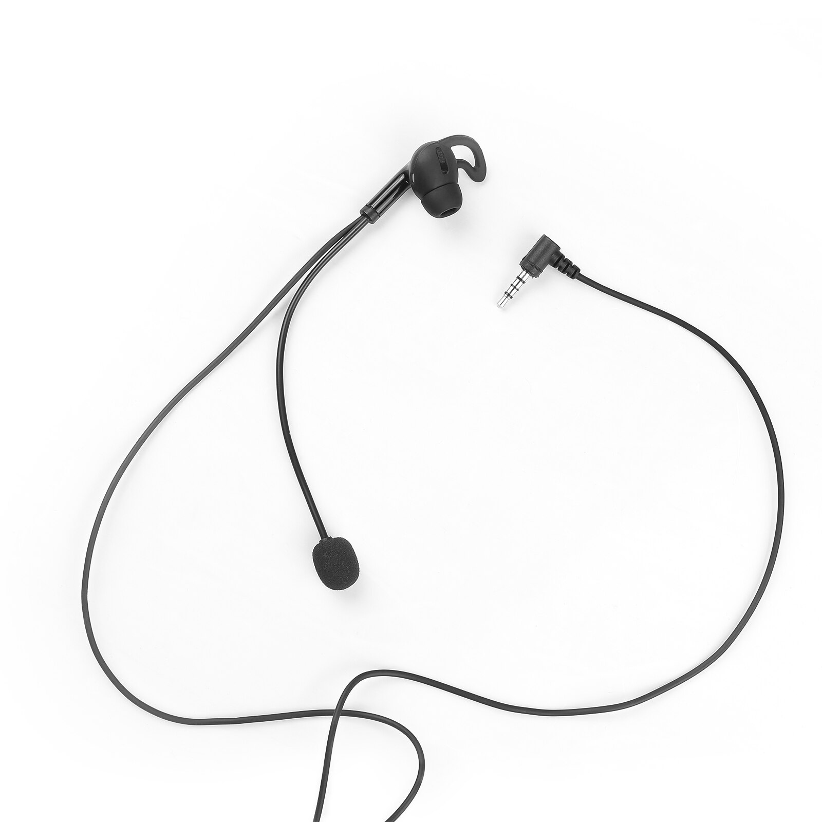 EJEAS-auriculares intrauditivos con enchufe de Audio de 3,5mm, auriculares de árbitro manos libres para FBIM V4C Plus Judge Ear Intercom