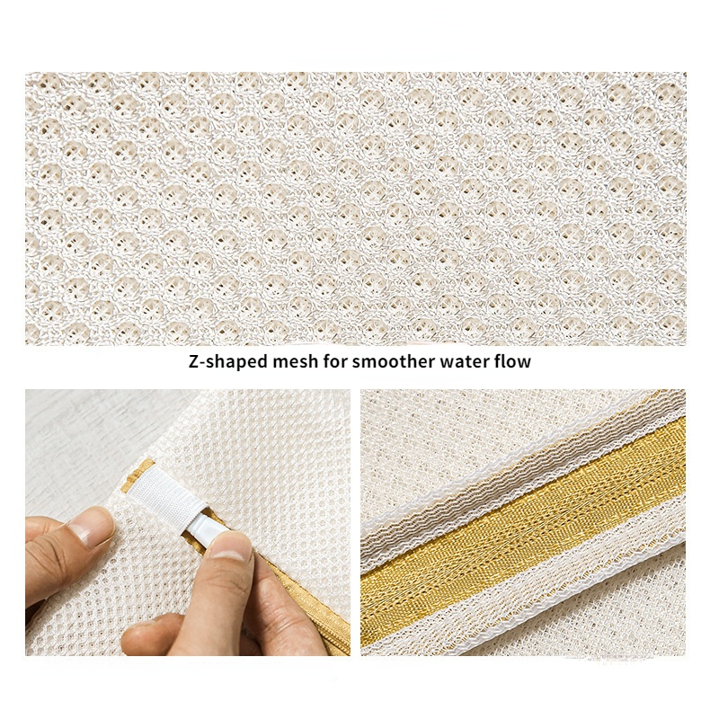 Sac à linge épais pour vêtements sales, filet de lavage, Protection des vêtements, filtre, soutien-gorge, sous-vêtements, pochette à linge avec fermeture éclair